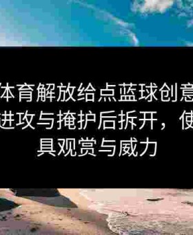 金年会体育解放给点蓝球创意：熟悉马赛克进攻与掩护后拆开，使比赛更具观赏与威力